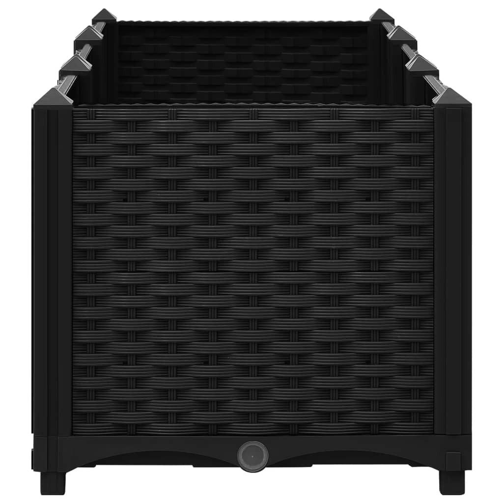 DOTMALL Hochbeet Polypropylen,Pflanzkasten Frühbeet 120x40x38 cm