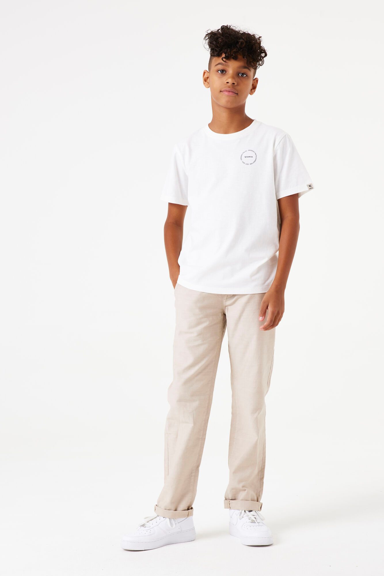 Garcia Stoffhose mit Schlupfbund