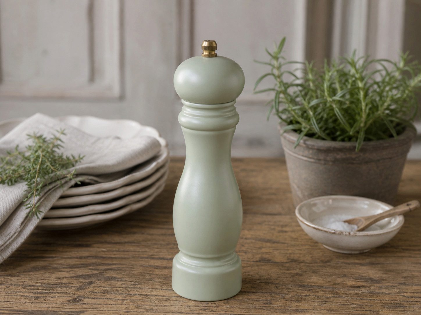 Chic Antique Gewürzmühle Chic Antique Salz- & Pfeffermühle Grün Manuell
