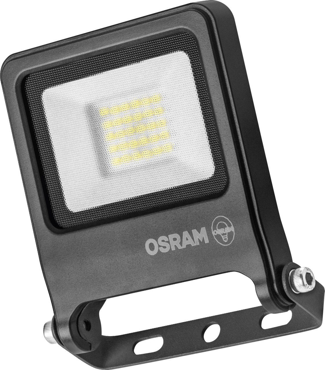Osram Wandstrahler Osram Außenleuchte ENDURA Flood 20W PCR dunkelgrau, Inkl. Leuchtmittel, Nicht dimmbar ohne Bewegungsmelder