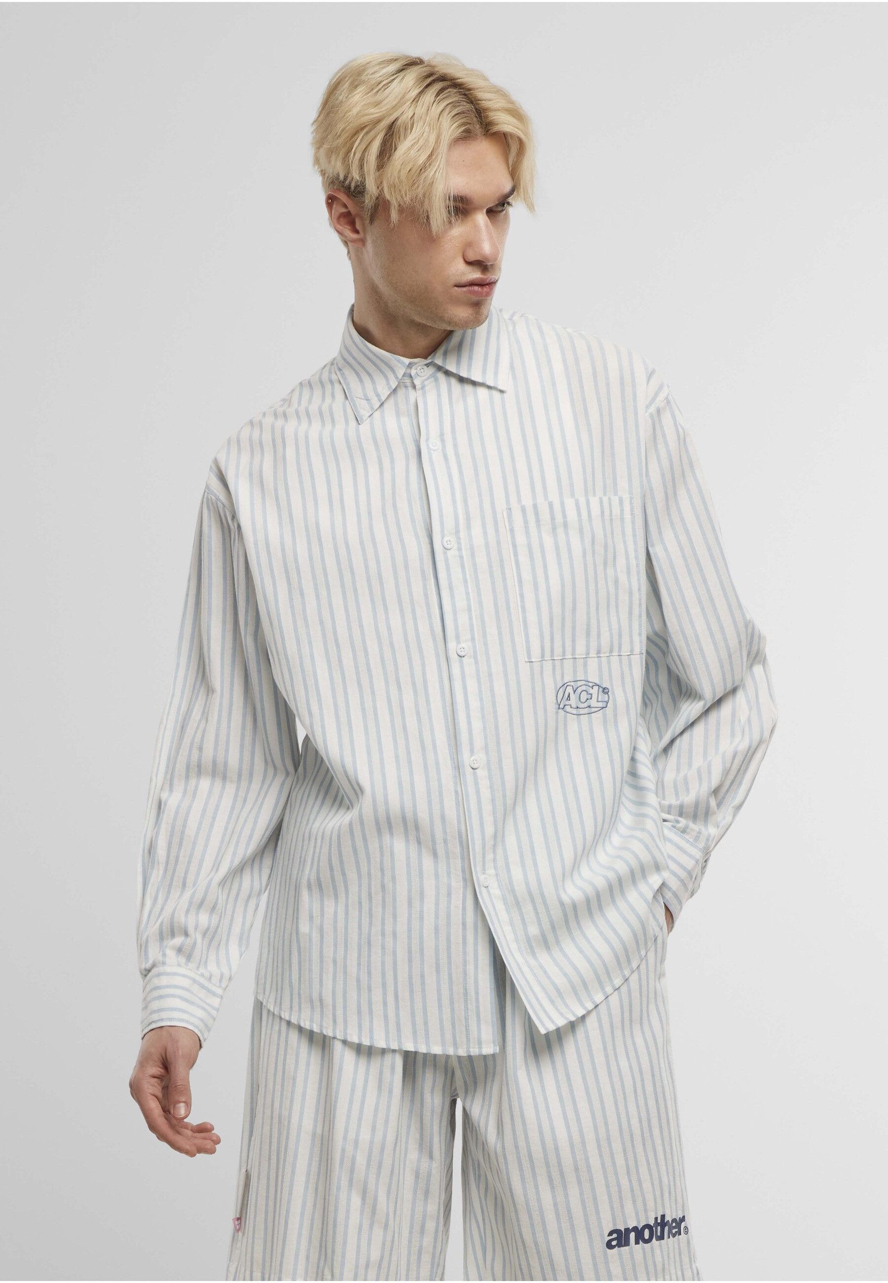 Another Cotton Lab Kurzarmshirt Another Cotton Lab Oversized Button Shirt (1-tlg)