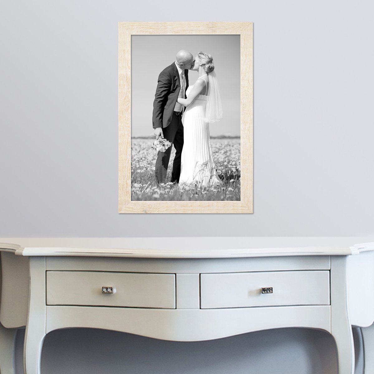 PHOTOLINI Bilderrahmen 3er Set Strandhaus Rustikal günstig online kaufen