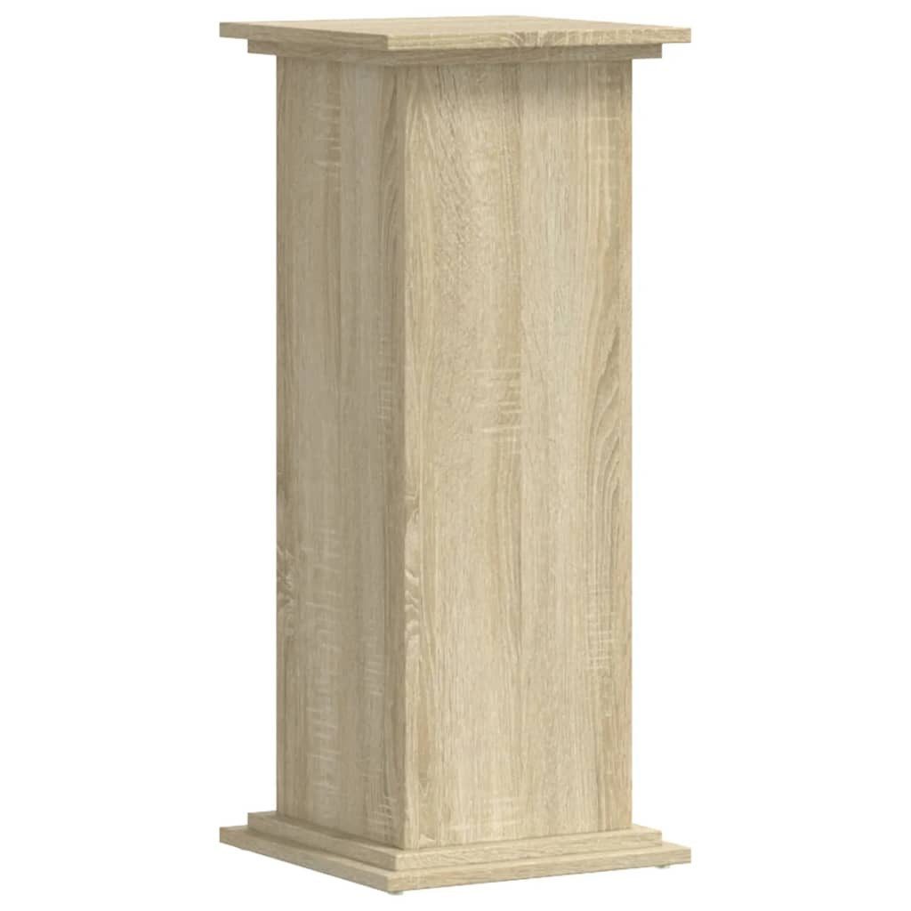 vidaXL Blumenständer Pflanzenständer Sonoma-Eiche 33 x 33 x 80 cm Holzwerkstoff (1 St)
