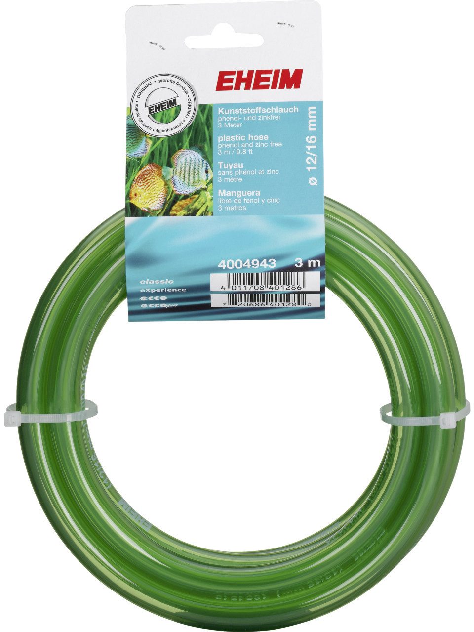 EHEIM Aquariumschlauch Eheim Kunststoffschlauch Ø 12-16mm 3m