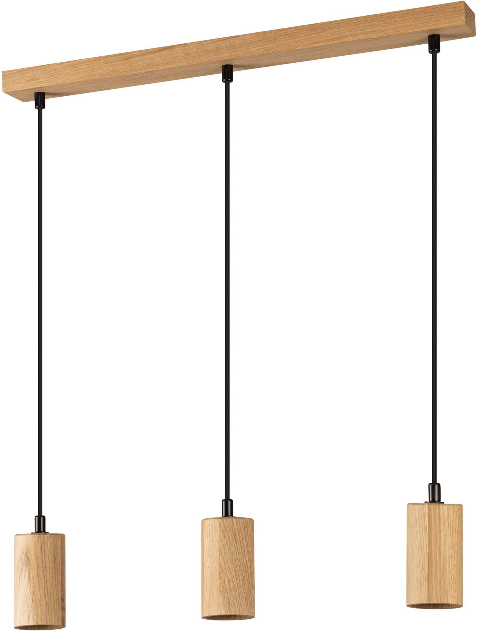 SEGULA Pendelleuchte FLOW 3 Eiche geölt, ohne Leuchtmittel