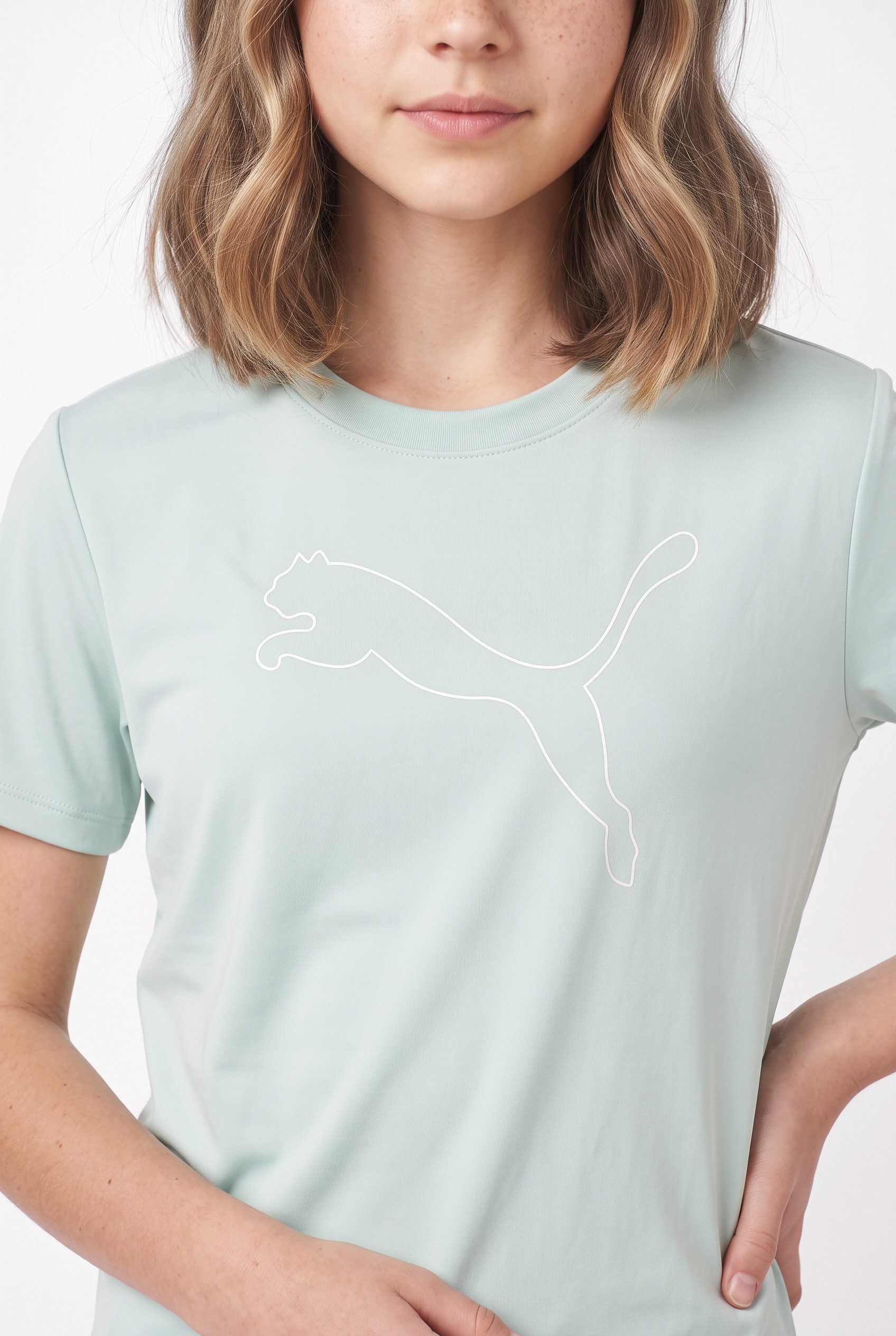 PUMA T-Shirt TAD ESS CAT LOGO TEE G mit Rundhalsausschnitt, kurzärmelig, sportlich – Bild 3 von 5