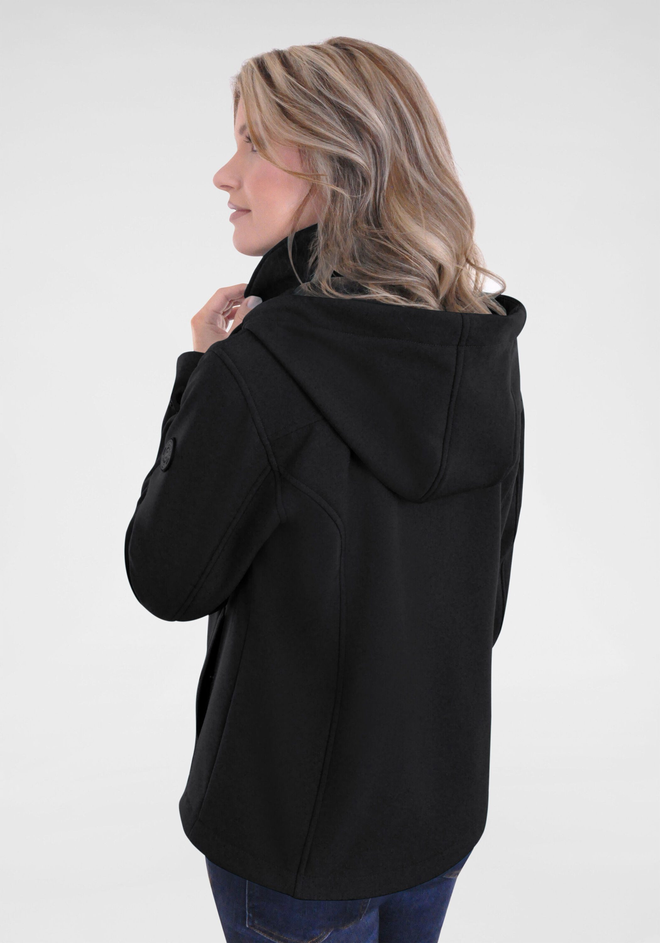 NAVIGAZIONE Softshelljacke mit abnehmbarer Kaputze