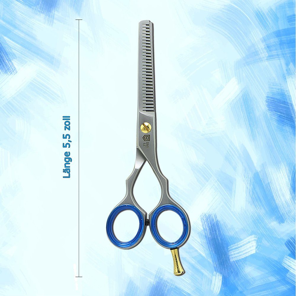 SMI Haarschere Effilierschere 5,5 zoll Ausdünnschere Haarschere Friseurschere