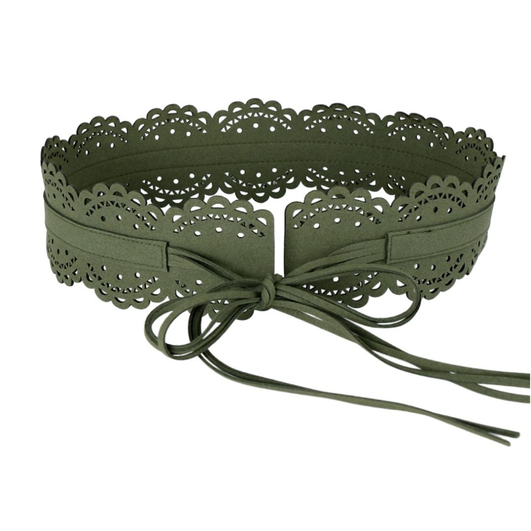 Bwecuy Hüftgürtel Damen Boho gürtel, Taillengürtel, Bindgürtel, Breiter Taillengürtel