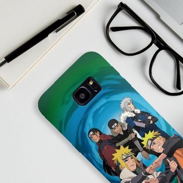 DeinDesign Handyhülle Hokage Naruto Shippuden Offizielles Lizenzprodukt 4 Hokagen Group, Samsung Galaxy S7 Edge Silikon Hülle Bumper Case Handy Schutzhülle