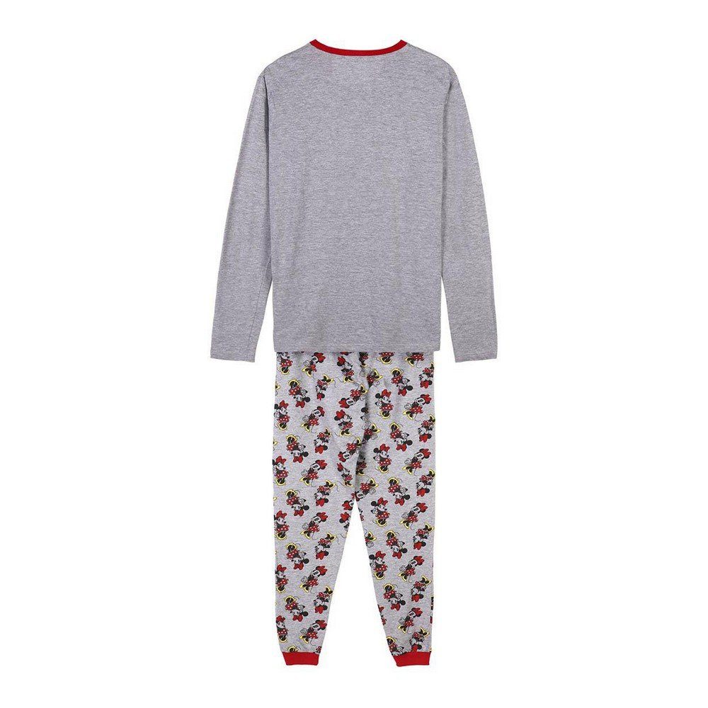 Langarm Pyjama Disney Minnie M Schlafanzug Mickey Mouse Nachtwäsche G Damen Pyjama Teiler 2 Mouse
