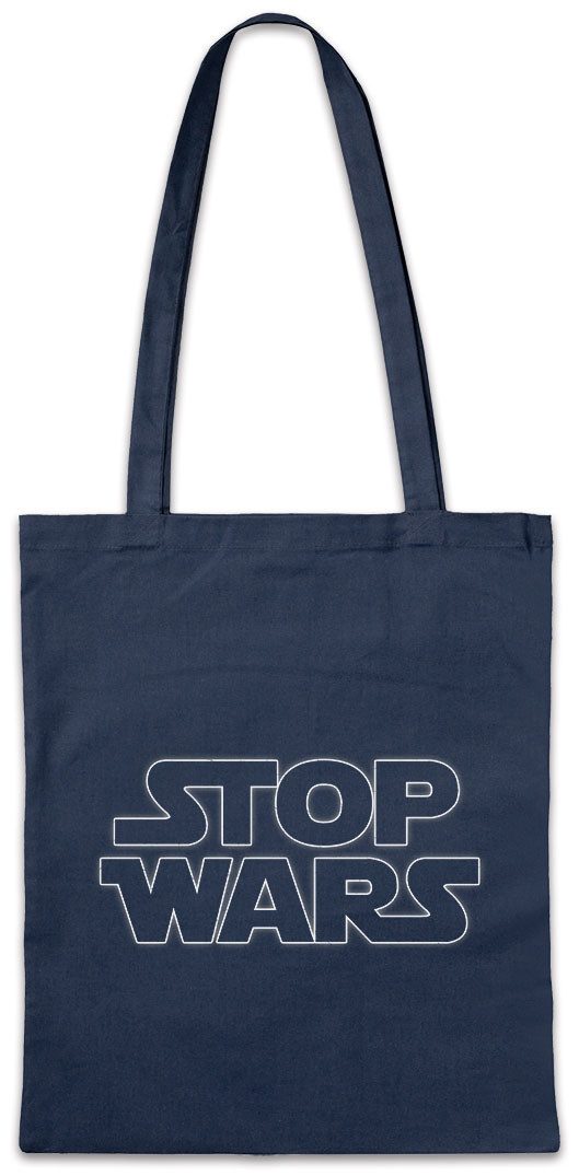 Beuteltasche Stop Wars Stofftasche Against War Gegen Krieg Pazifismus Star