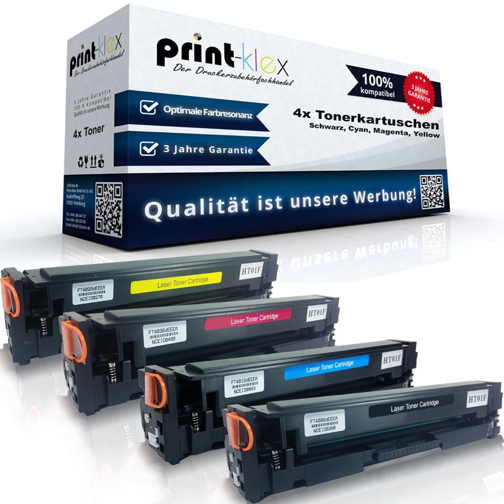 Print-Klex GmbH & Co.KG Tonerkartusche 4er Set kompatibel mit HP Color LaserJet Pro MFP M283fdn MFP M283fdw