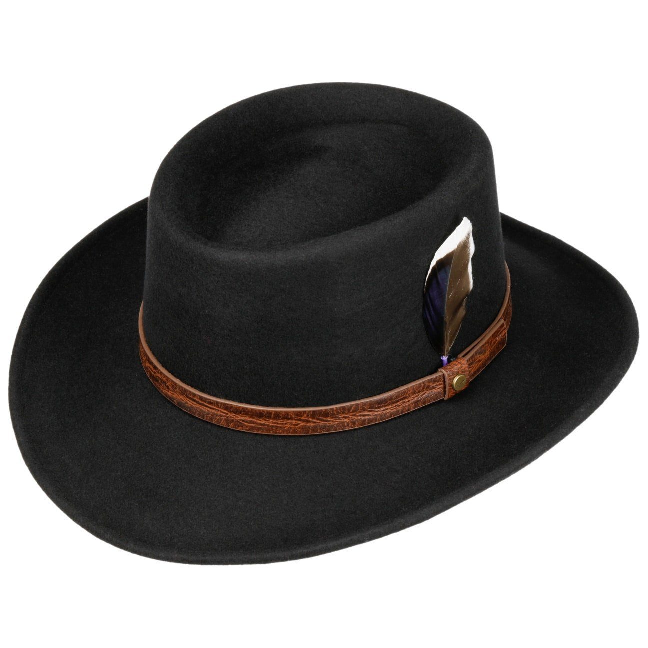 Stetson Filzhut (1-St) Wollfilzhut mit Lederband günstig online kaufen