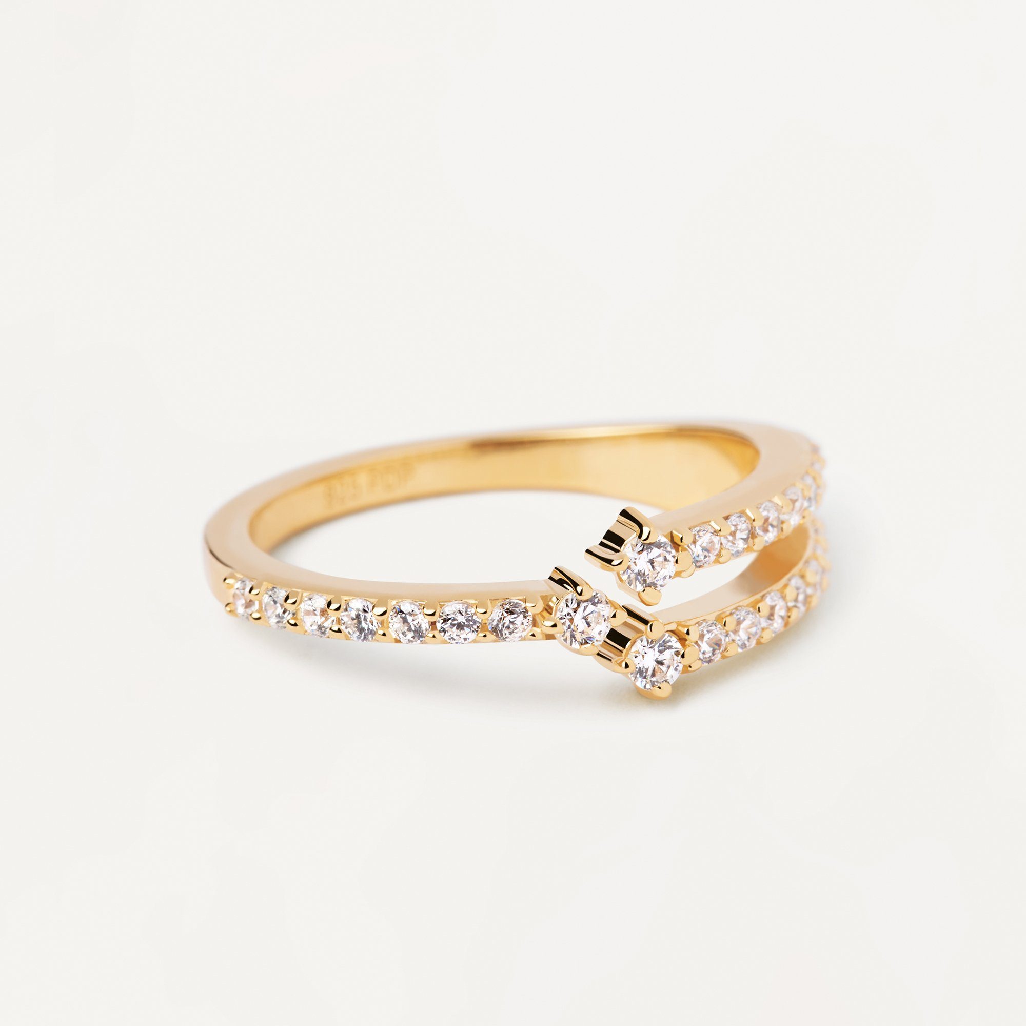 P D Paola Fingerring Ring 925er Sterlingsilber
