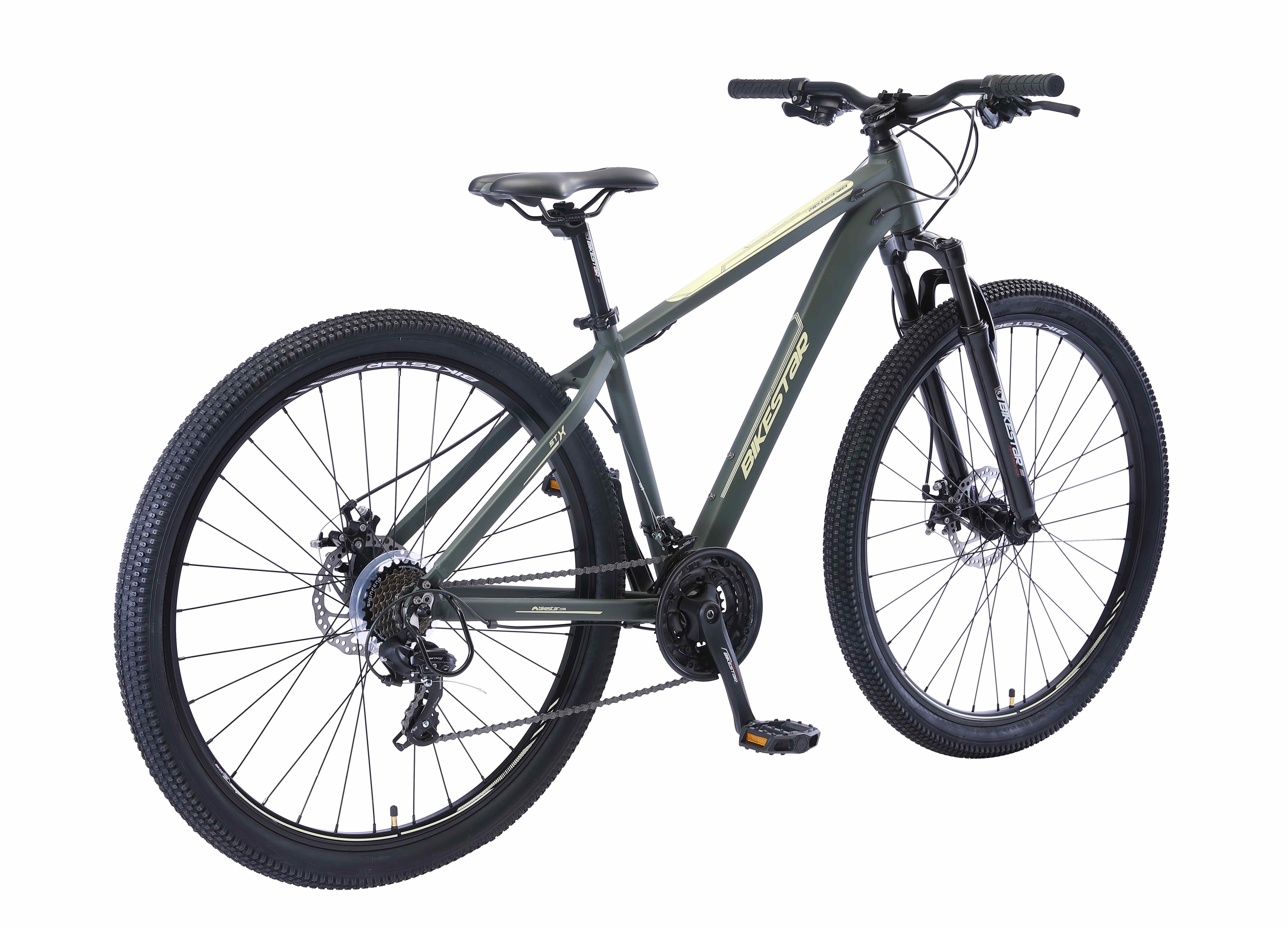 Thumbnail - Bikestar Mountainbike 29 Zoll, ab 162 cm, Aluminium, Damen, Herren, 21 Gang Shimano Tourney RD-TY300 Schaltwerk, Kettens...