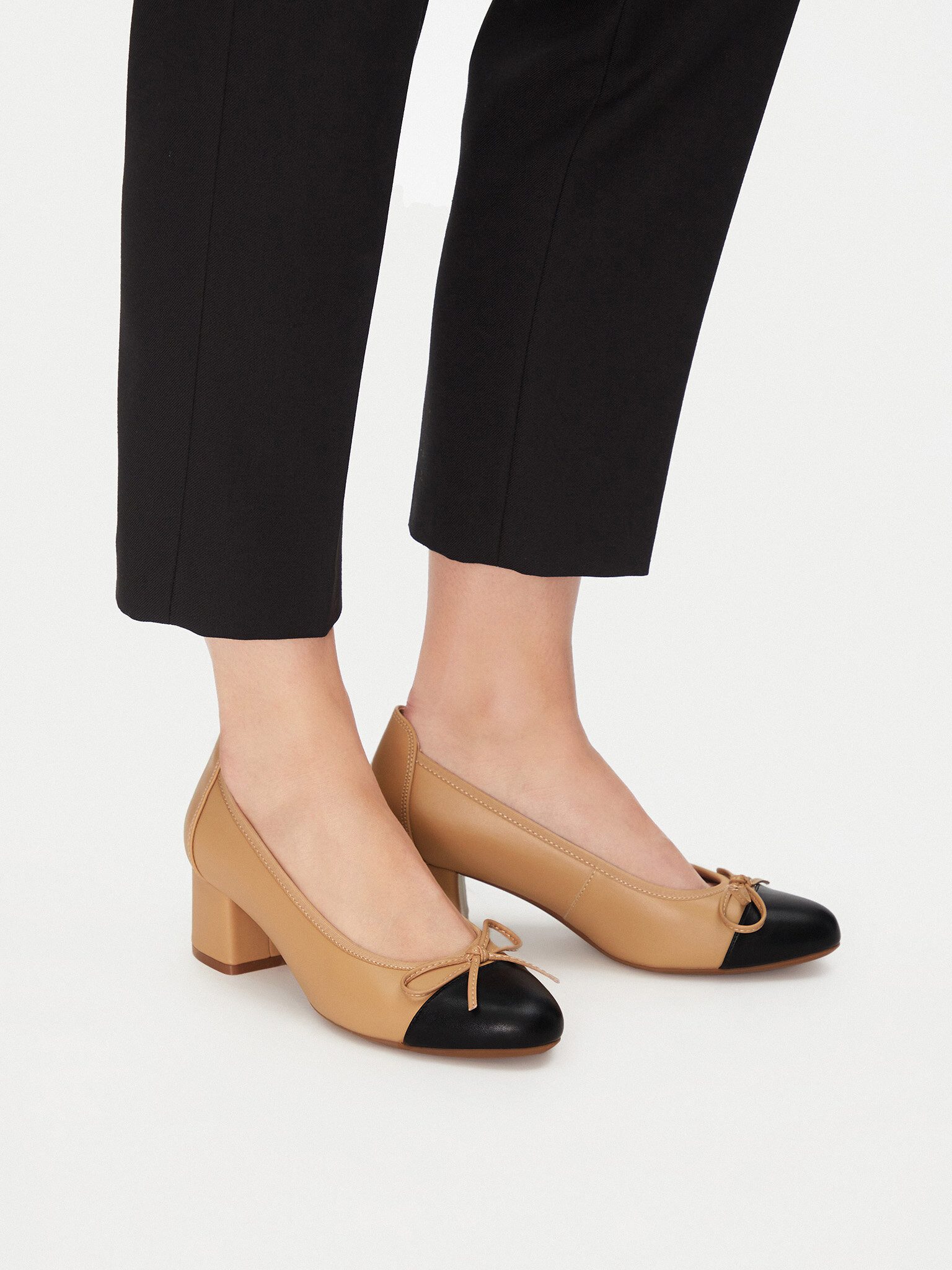 Lasocki Damenpumps Beige, Schwarz WYL4060-3Z Pumps