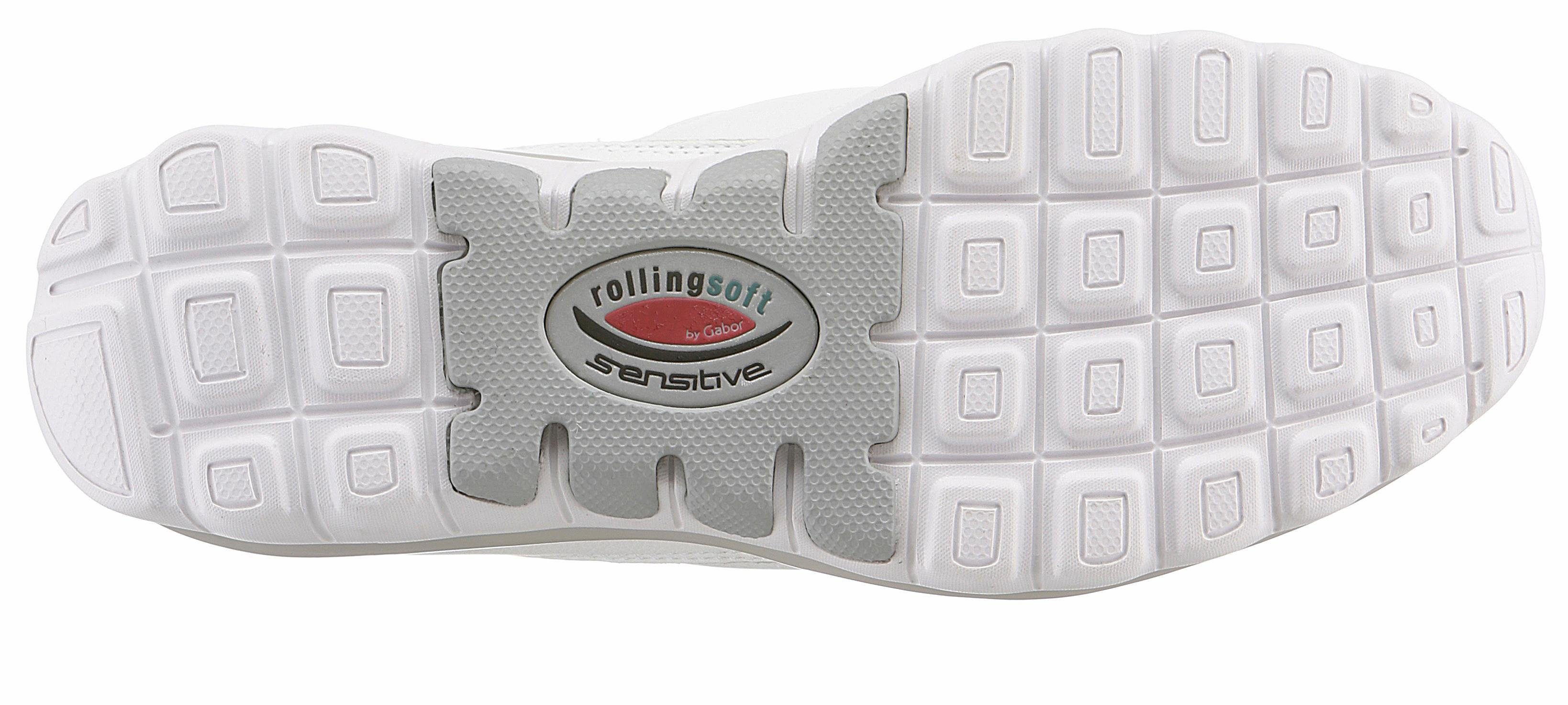 Rollingsoft mit Mesheinsatz sportlichem Sneaker Gabor