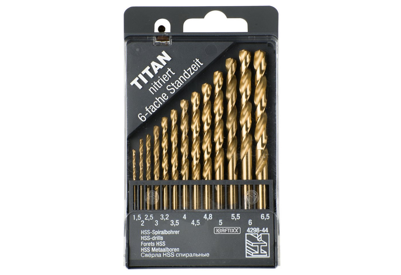 Thumbnail - kwb Universalbohrer KWB HSS-Spiralbohrer-Set, 429844, 1,5 - 6,5 mm