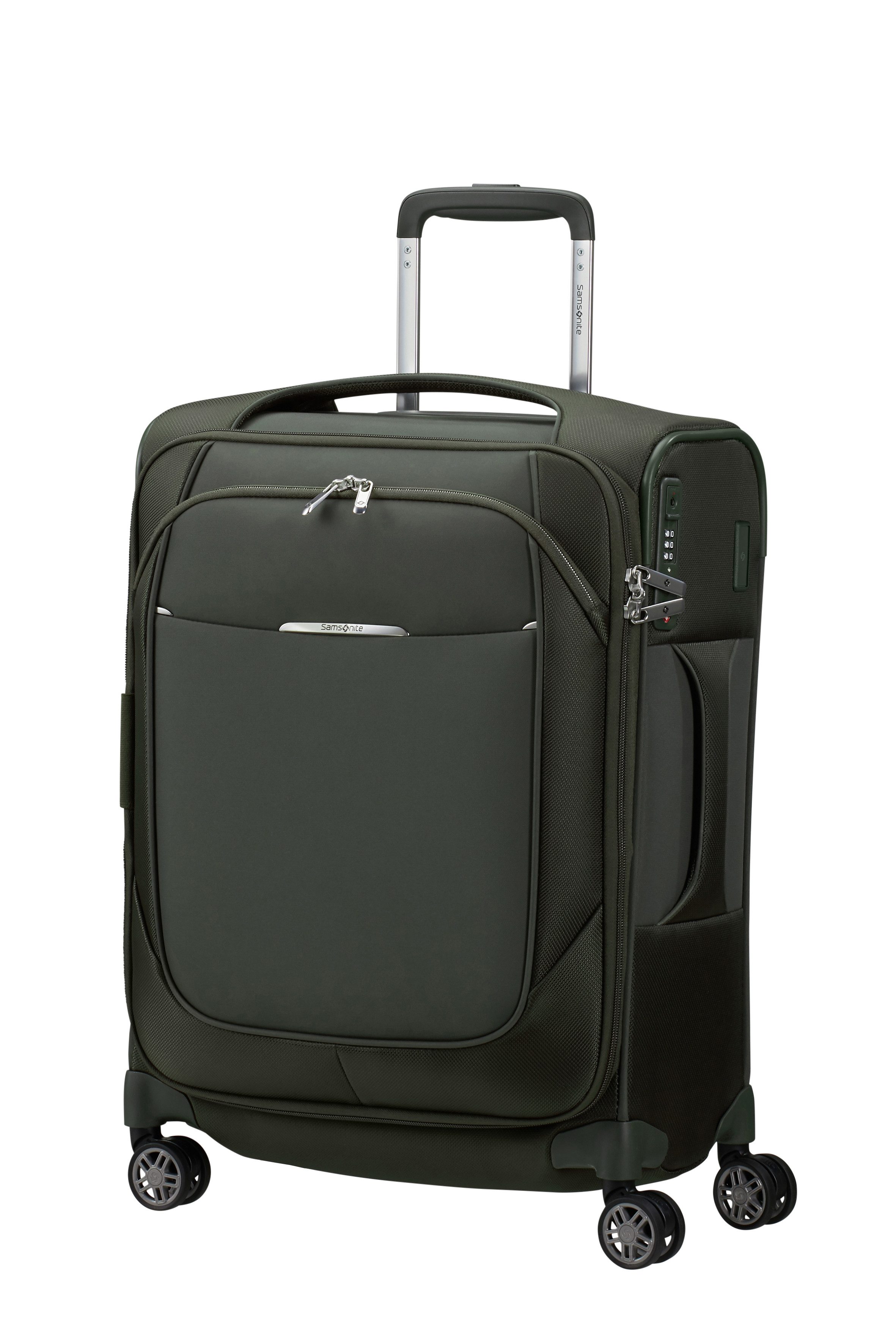 Samsonite Handgepäck-Trolley SPINNER, 100% recyceltes PET (Außen & Innenfutter), Packwürfel inklusive