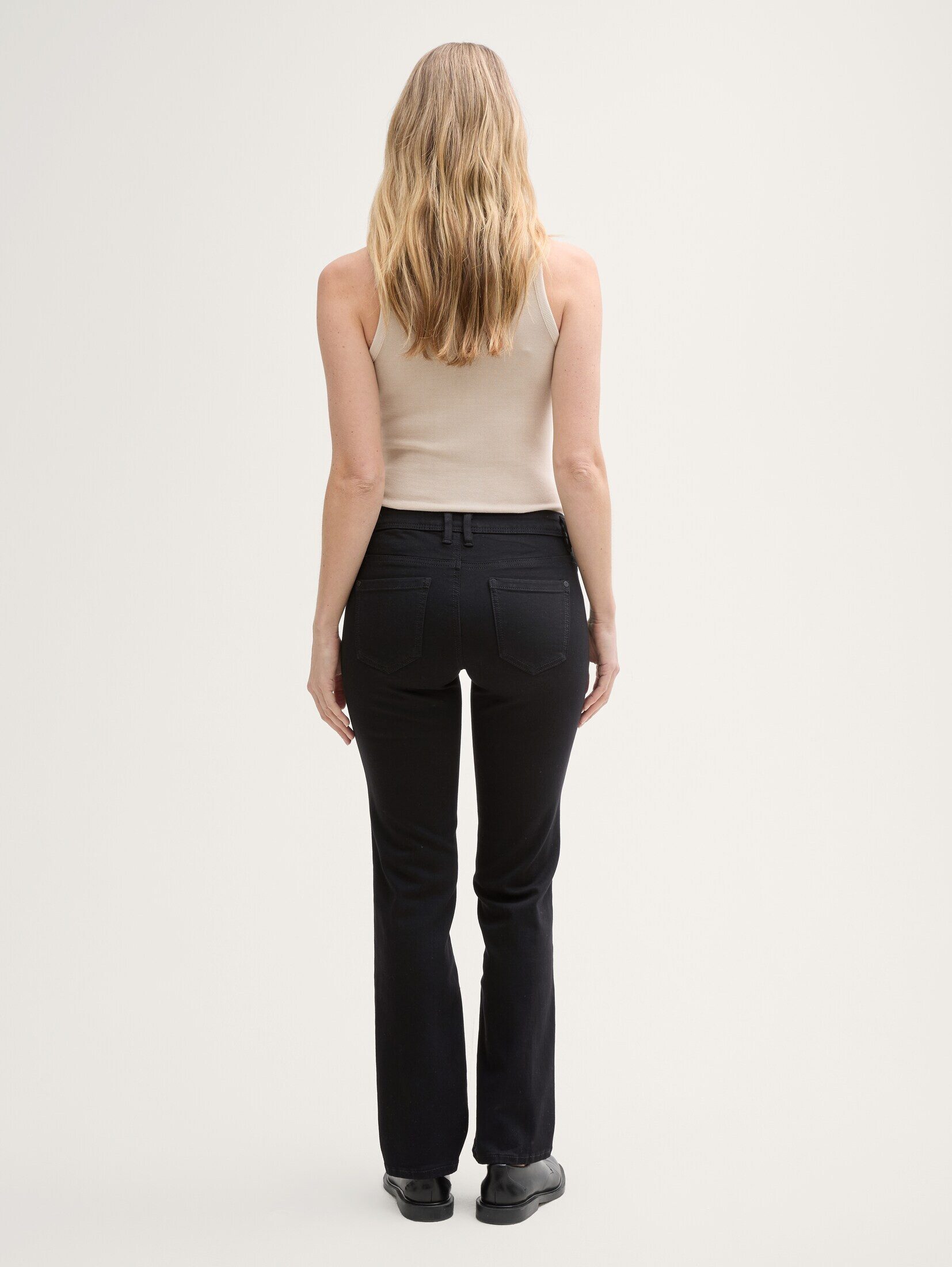 TOM TAILOR Straight-Jeans Jeanshosen TTALEXA STRAIGHT Jeans