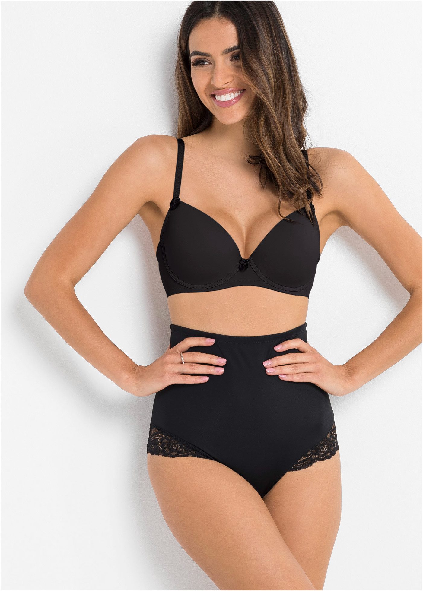 bonprix Shapingpants (Packung, 2-St) schmale Passform, leicht formender Effekt für den Bauchbereich