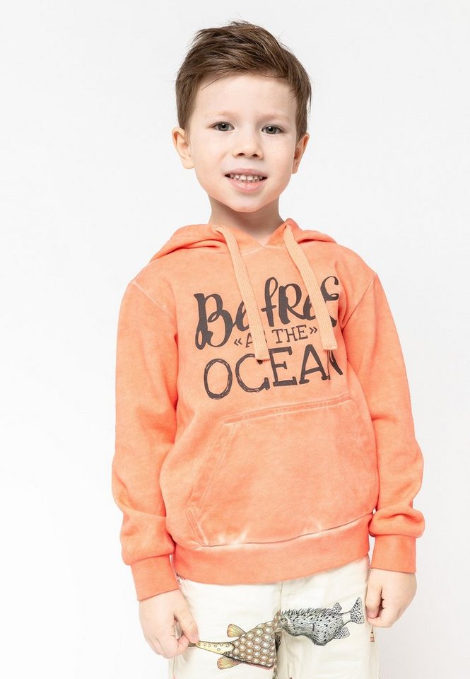 Gulliver Kapuzensweatshirt mit stylischem Frontprint, Vielseitig  kombinierbar für lässige Looks