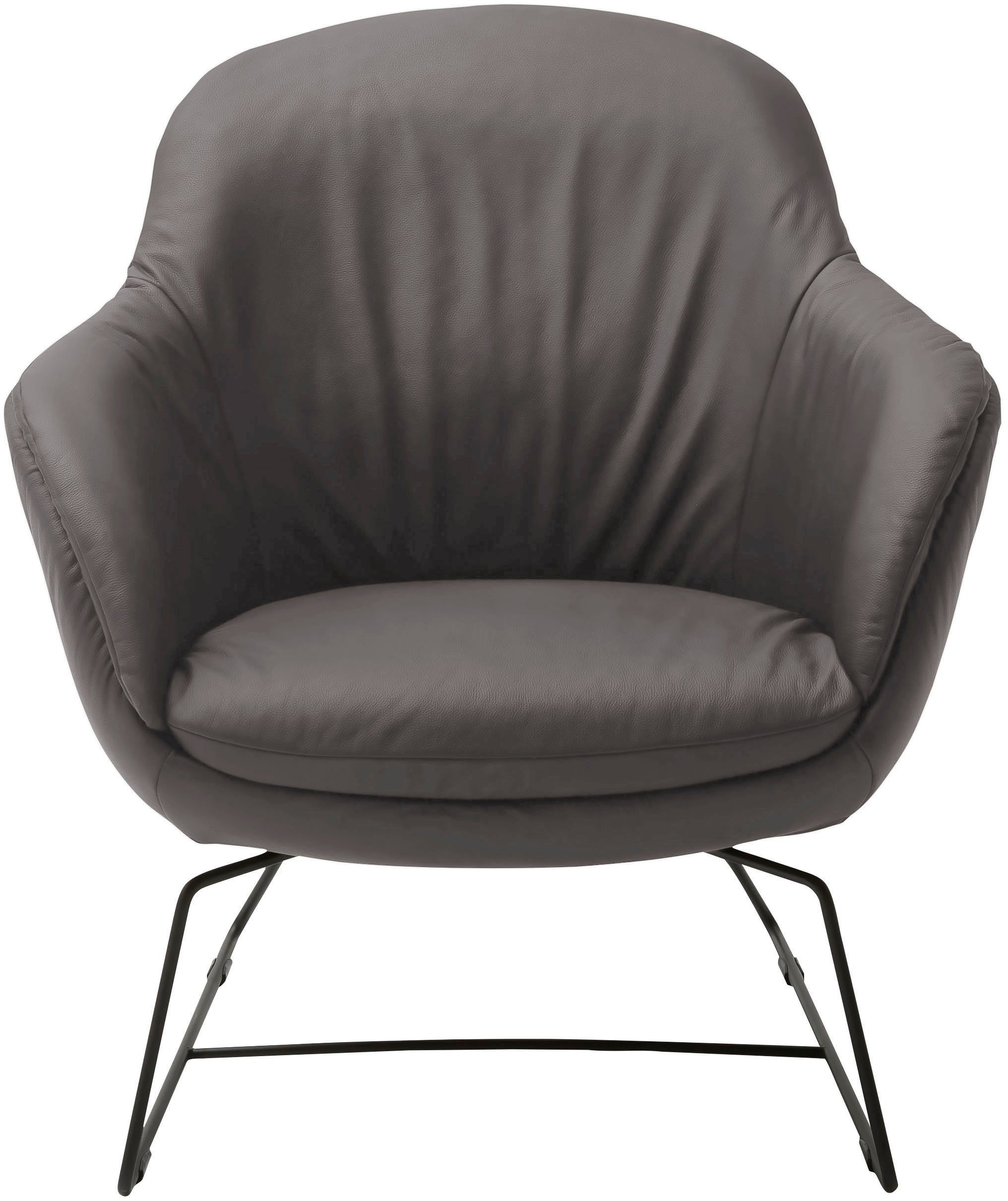 SCHÖNER WOHNEN-Kollektion Sessel Glove Loungesessel mit tollem Sitzkomfort, zeitlos und edel, bequem, Cocktailsessel mit elegantem Untergestell