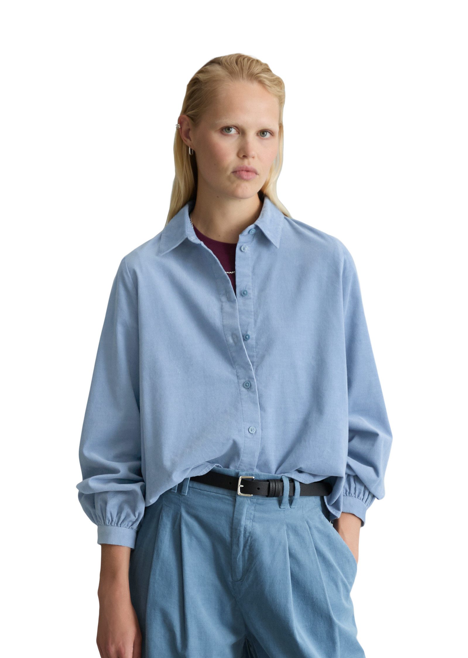 Marc O'Polo DENIM Langarmbluse aus Organic Cotton