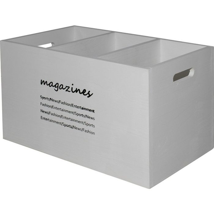 Myflair Möbel & Accessoires Aufbewahrungsbox Magari weiß Weiß