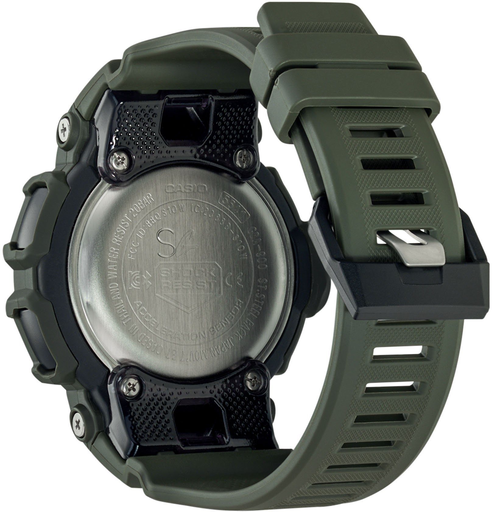 CASIO G-SHOCK GBA-900 Smartwatch, Armbanduhr,Herren,Bluetooth,Schrittzähler,digital, bis 20bar wasserd.