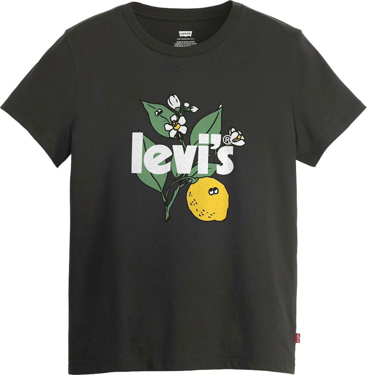 Levi's® T-Shirt LSE THE PERFECT T Baumwollqualität, taillenbedeckend