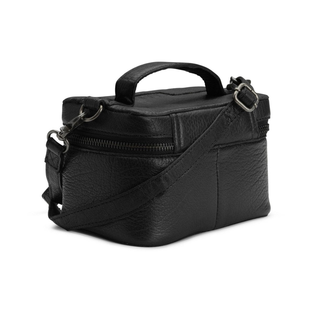 muud Handtasche Leder Kulturtasche Lexi Mini Black