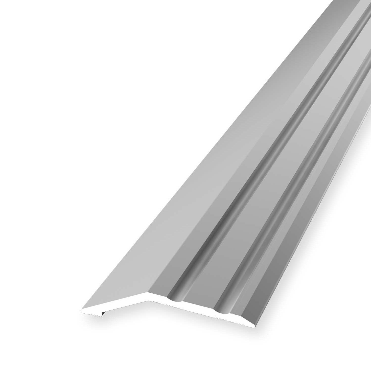 Küberit Anschlussprofil 10 x 39 x 1000 mm Aluminium Einfassprofil Silber Selbstklebend