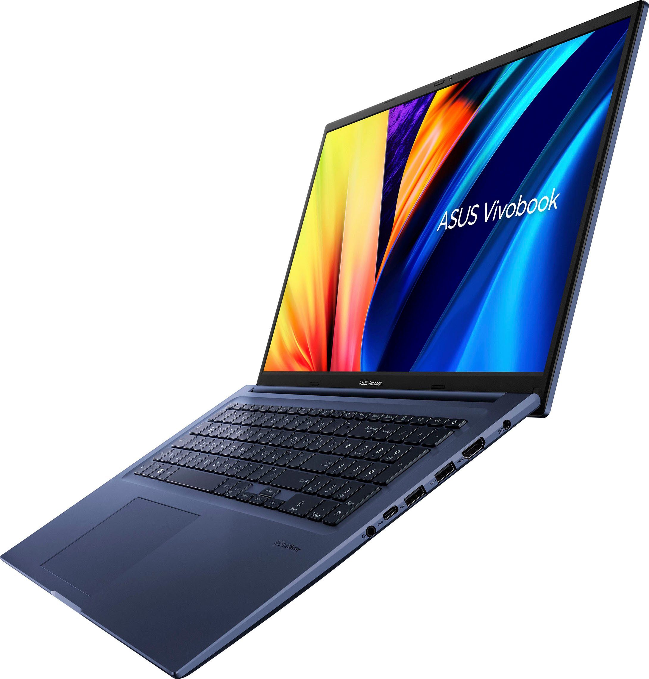 Asus Vivobook 17X M1703QA-AU075W cm/17,3 GB 7 5800H, AMD SSD) (43,9 512 Notebook Zoll, Ryzen Radeon