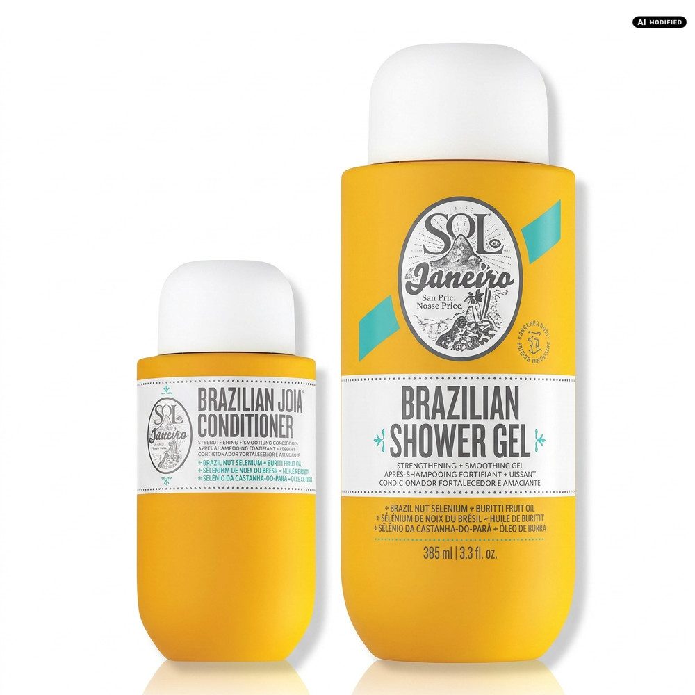 Sol de Janeiro Haarshampoo Sol de Janeiro Brazilian Joia Conditioner und Shower Gel Duo, Pflege Duo für duftende Haar und Körper Routine