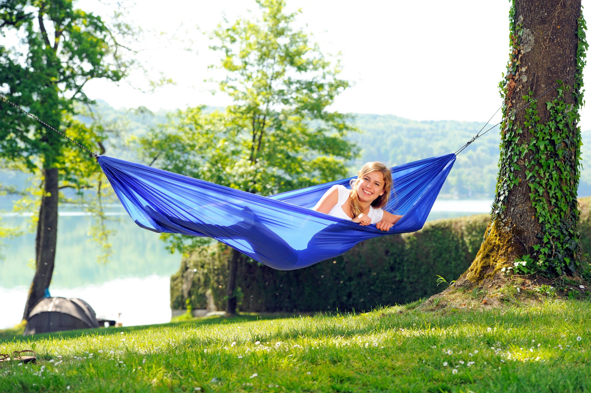 Amazonas Hängematte Ultra-Light Travel Set + Aufhängungen