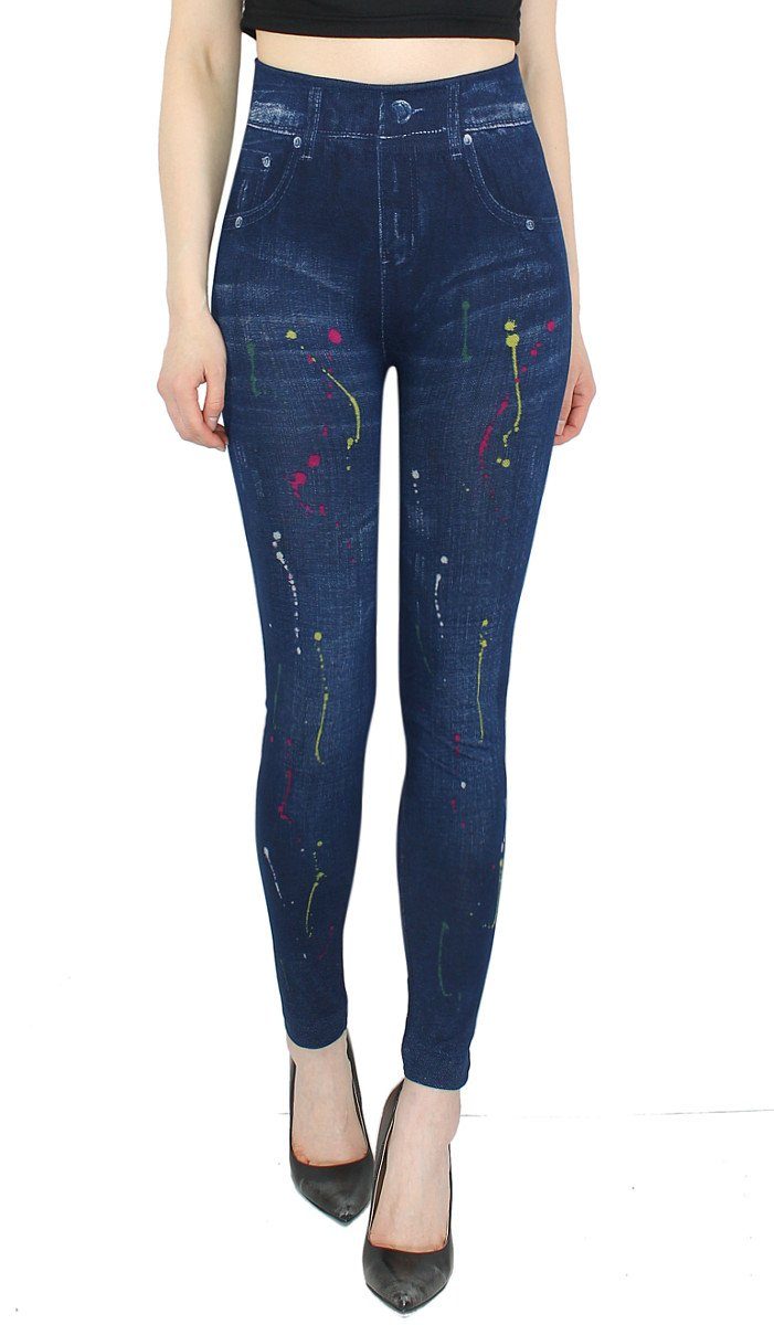 dy_mode Jeggings Damen Leggings in Jeans günstig online kaufen