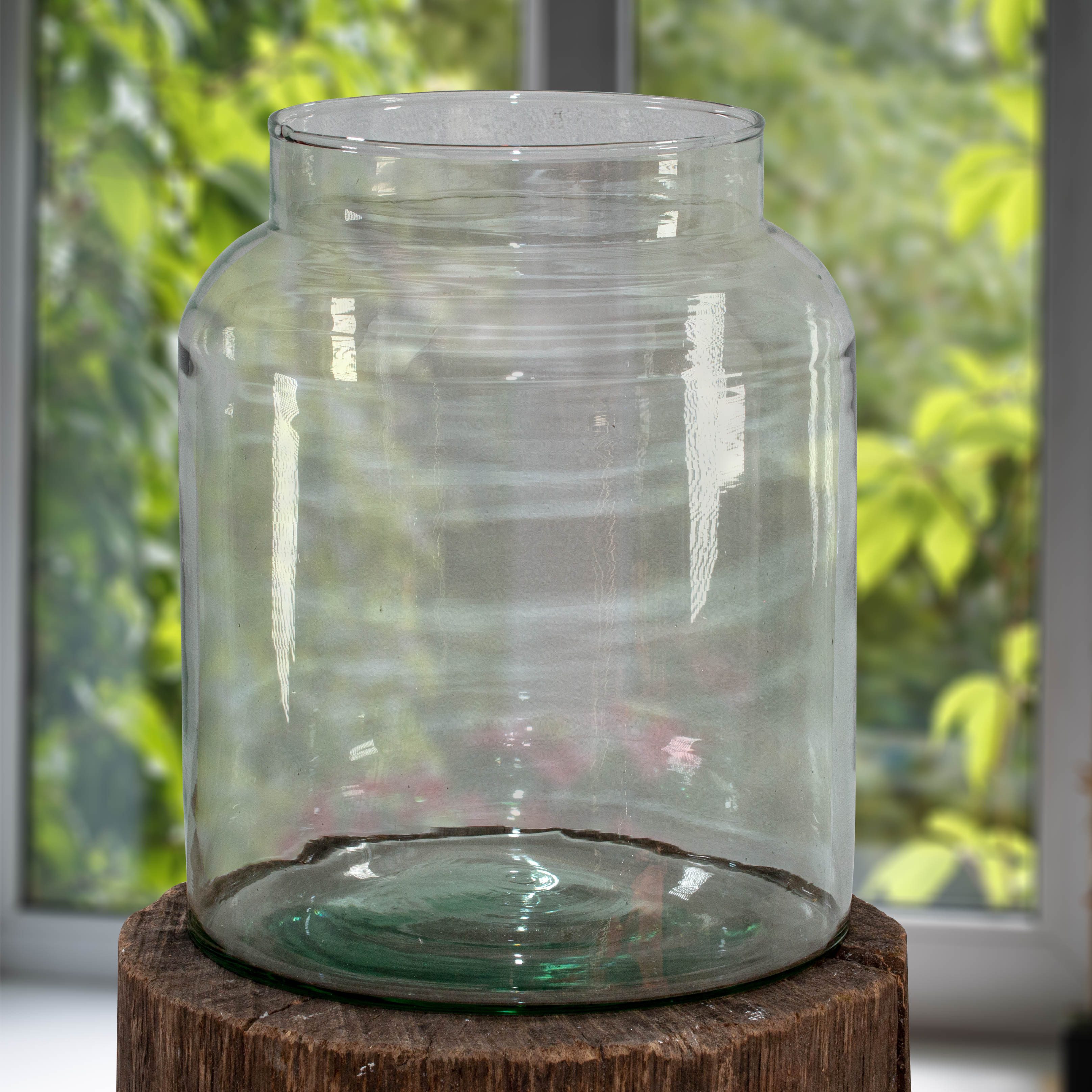 Antikas Wanddekoobjekt Große Glasvase, Aquarium, Terrarium - Dekoration