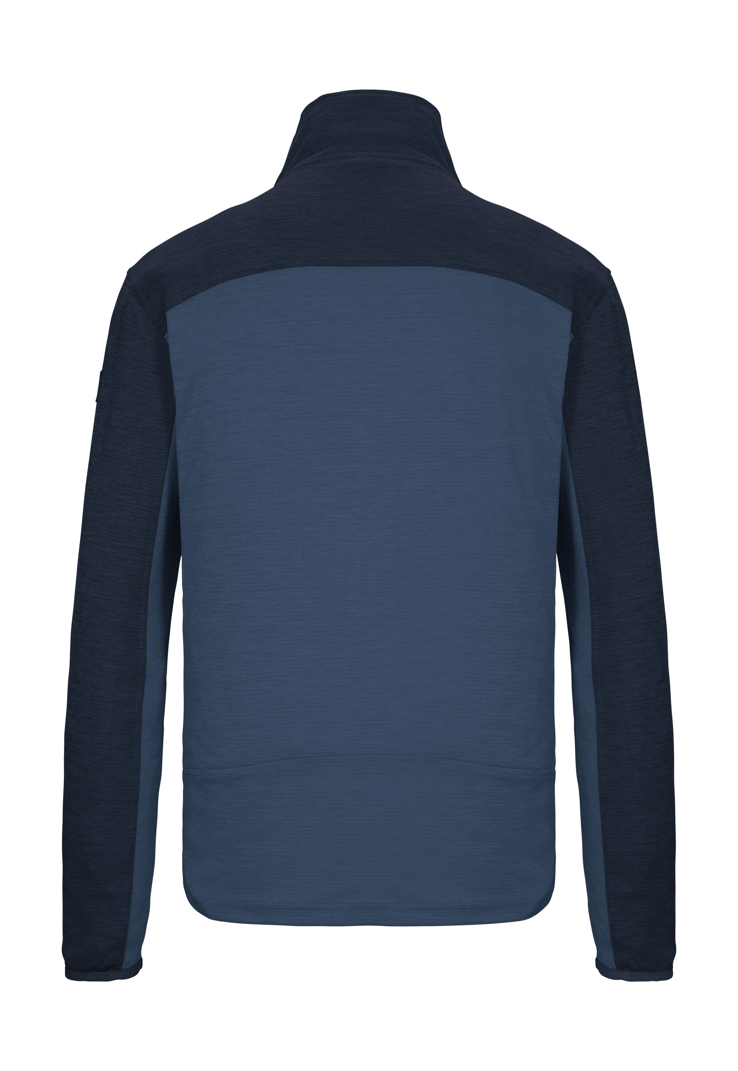Killtec Strickjacke KOS 42 MN FLX JCKT Sportive Colourblock-Jacke, Kinnschutz, verschließbare Taschen
