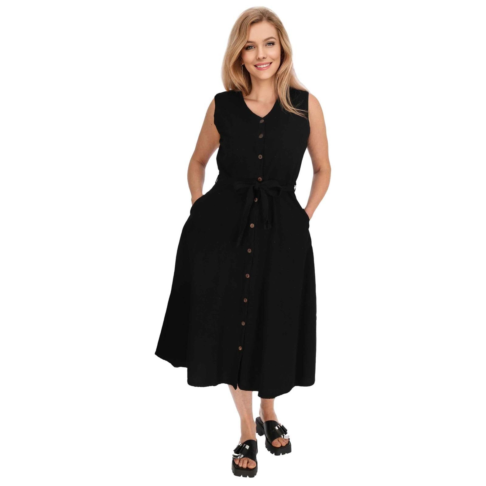 KUNST UND MAGIE Latzhose Kleid Sommerkleid Baumwoll Kleid Boho Ibiza Geknöpft Hippie