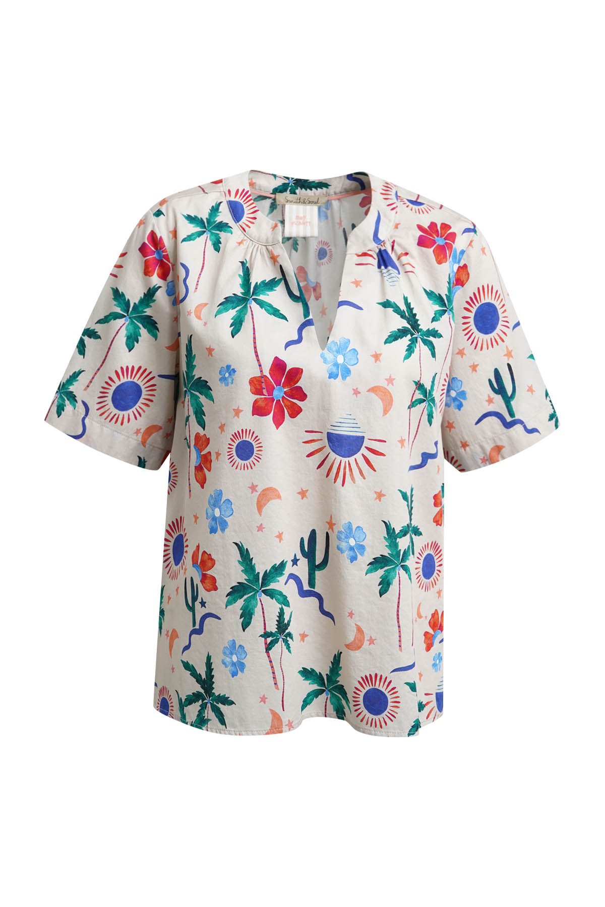 Smith & Soul Langarmbluse HALF SLV VINCE BLOUSE