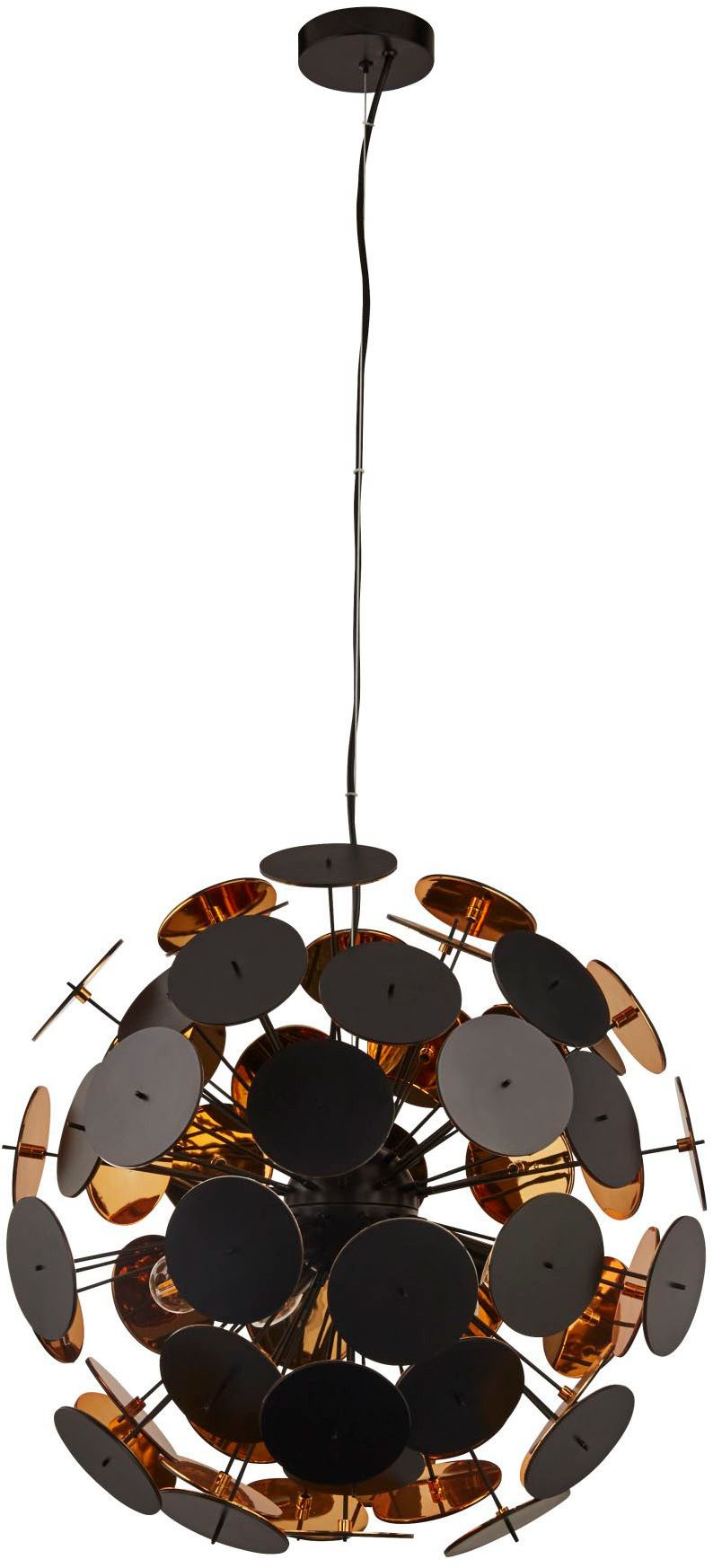 Searchlight Hängeleuchte Hängeleuchte Discus, 6-flammig, ohne Leuchtmittel, Warme Atmosphäre