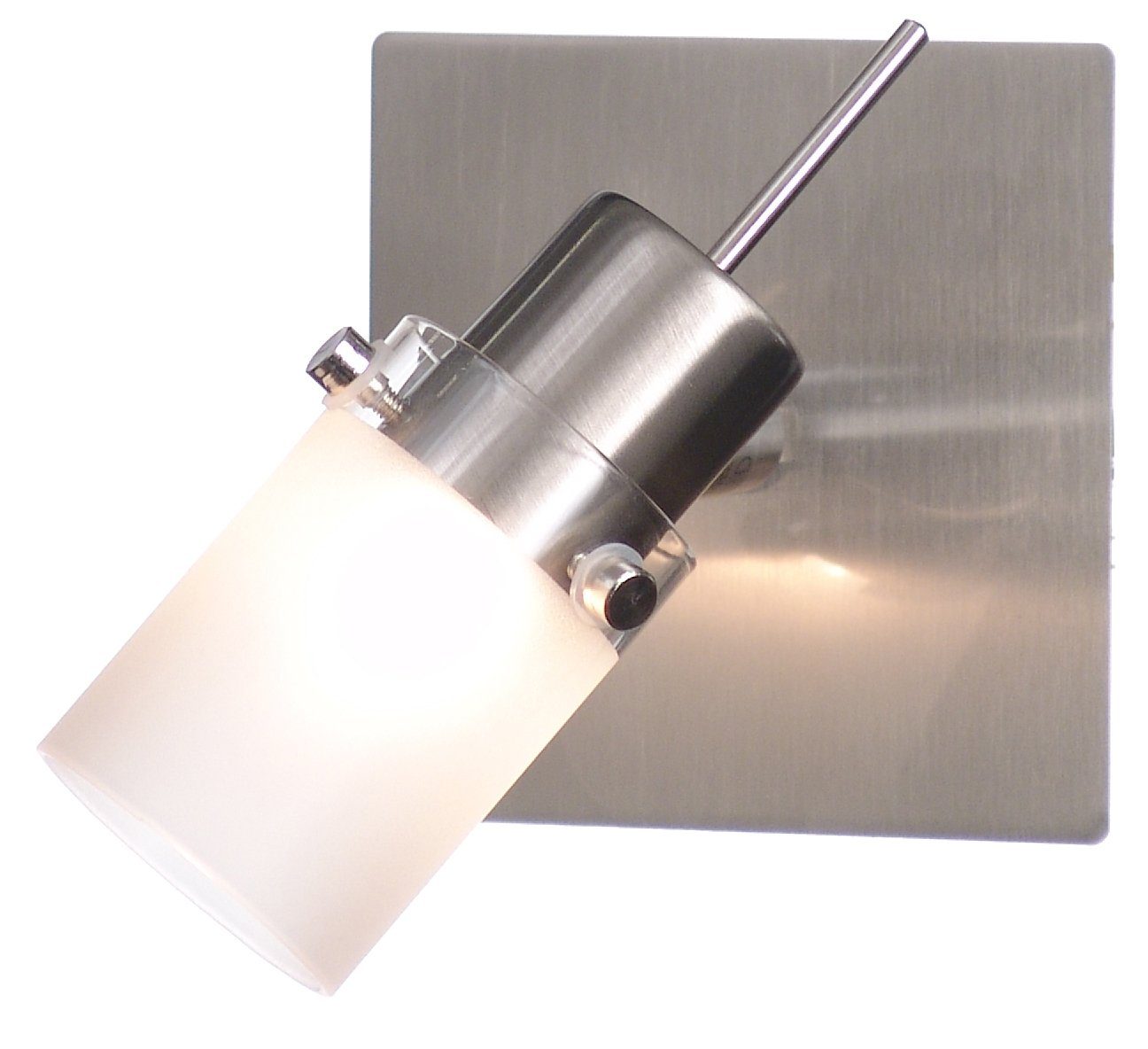 NOVA, Wandspot Licht-Erlebnisse K G9 3000 Wandlampe lm Deckenstrahler Warmweiß, 620 Glas Edelstahl