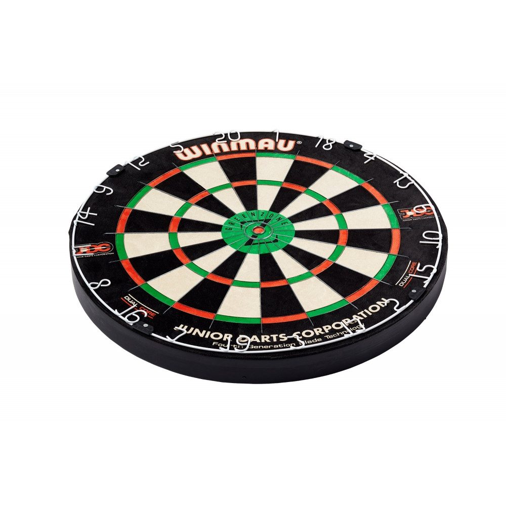 Dartscheibe Winmau Dartboard Green Zone 3019 für Steel-Dart Spiele.