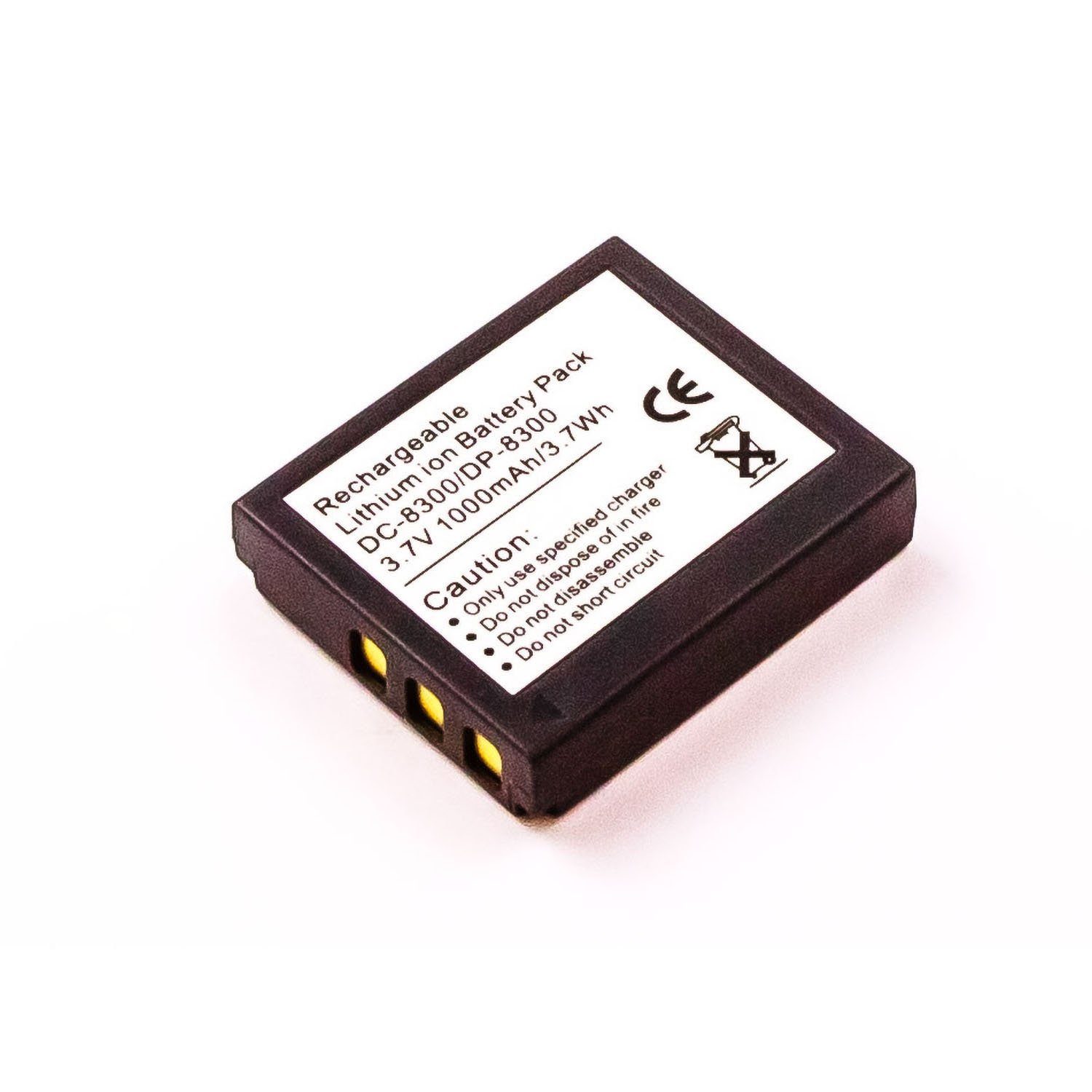 MobiloTec Akku kompatibel mit TCM DS8330-1 Akkupacks Akku 1000 mAh