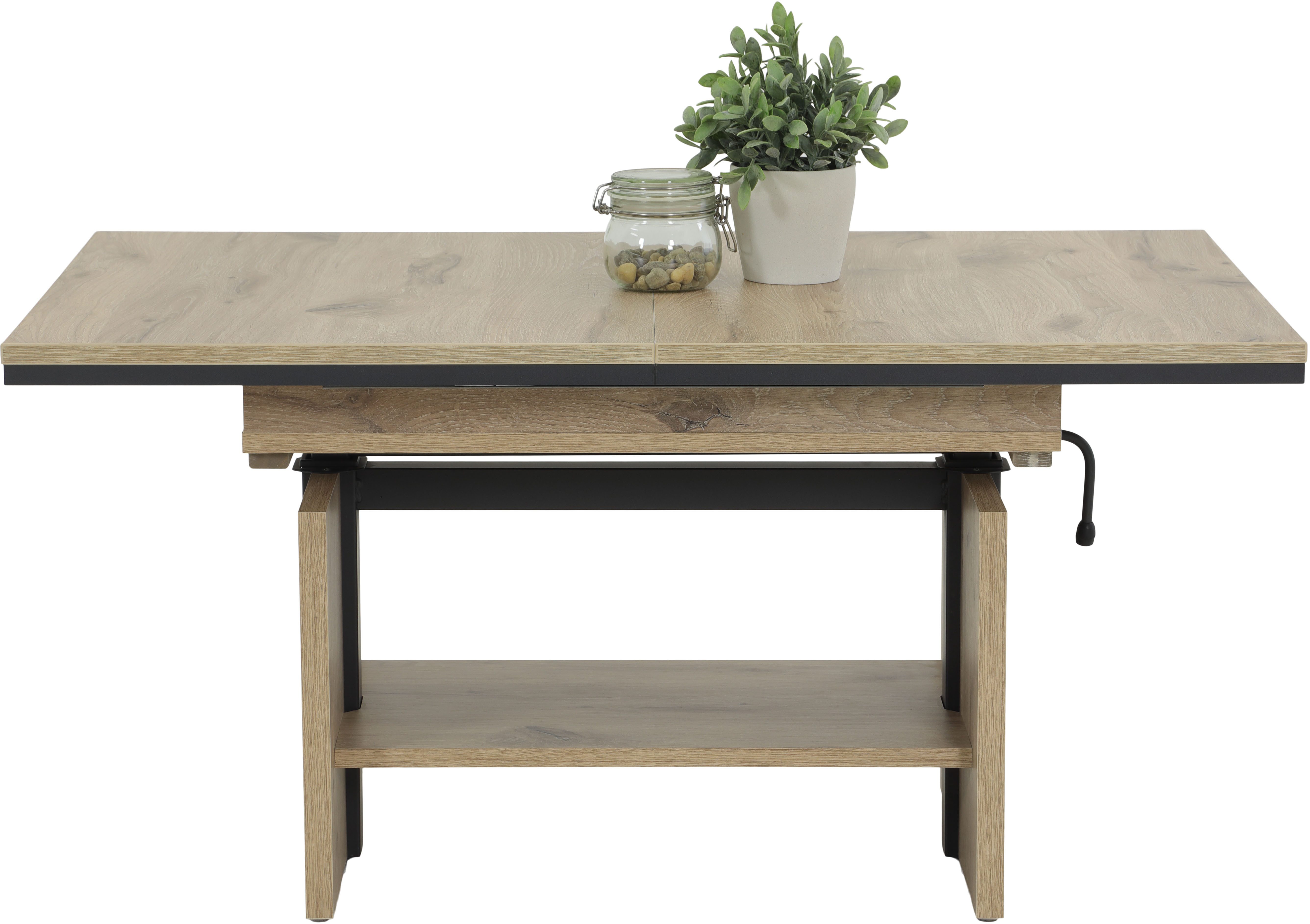 HELA Couchtisch INGO (1-St), ausziehbar, Synchronauszug, Höhenverstellbar, günstig online kaufen