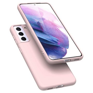 CoolGadget Handyhülle Rosa als 2in1 Schutz Cover Set für das Samsung Galaxy S23 6,1 Zoll, 2x 9H Glas Display Schutz Folie + 1x TPU Case Hülle für Galaxy S23