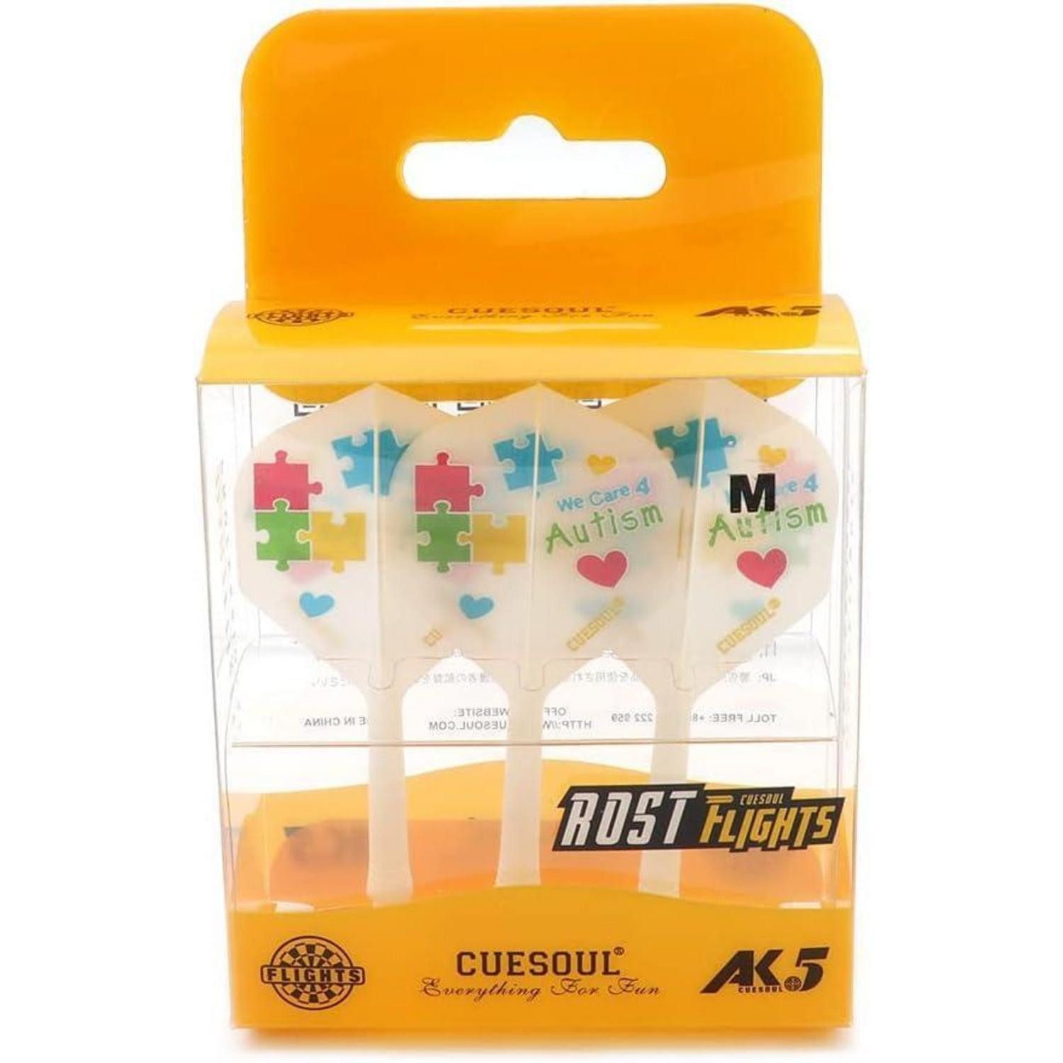 LuxusKollektion Pfeilschaft Dartschäfte Dartflights Integrierte weißes puzzle M-Standardform