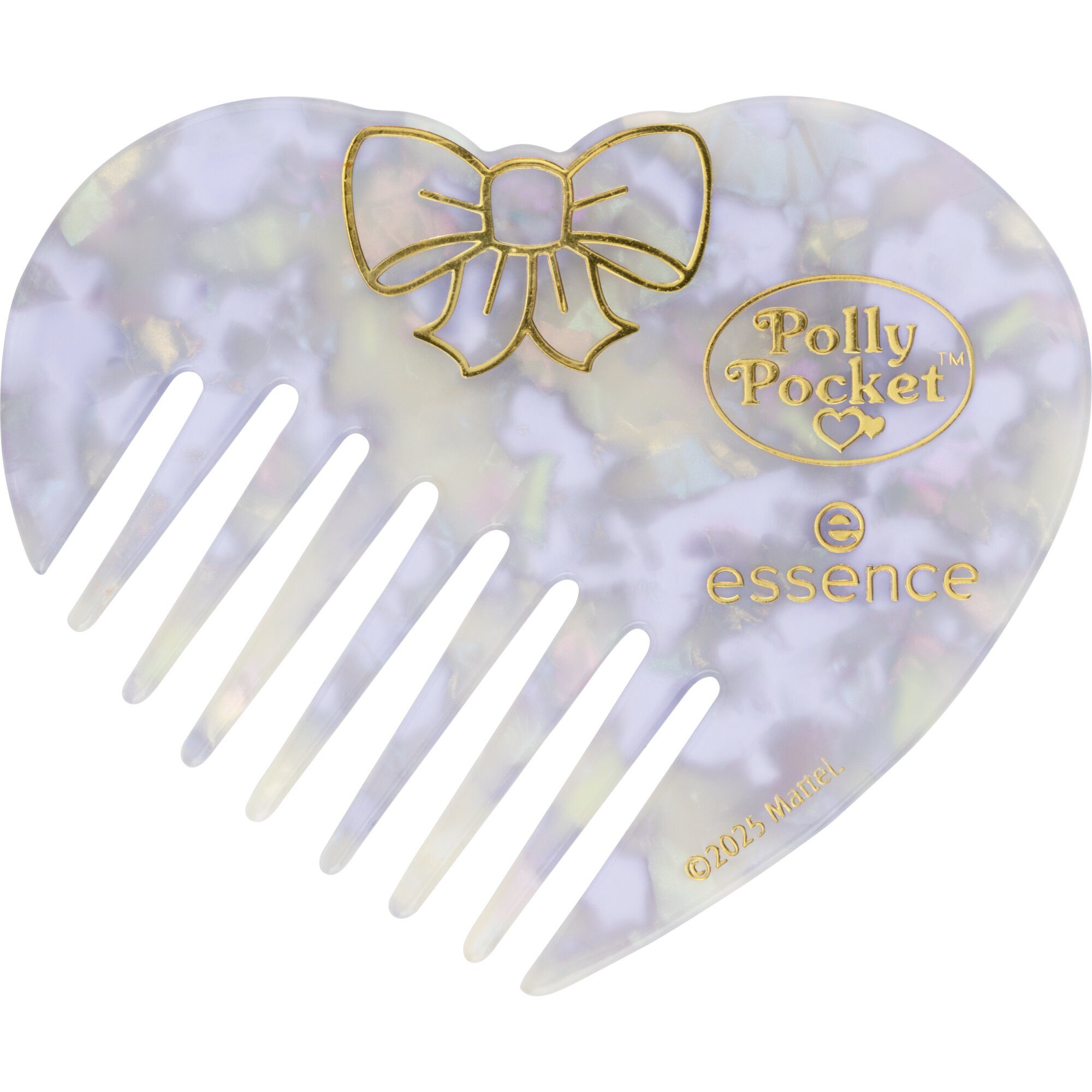 Essence Haarkamm Polly Pocket hair comb, (Set, 3 tlg), Herz-Kamm: stylisch und nostalgisch!